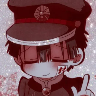 🔲 Hanako-kun Toilet-bound Hanako-kun Аниме, Hanako-kun, Туалетный Ханако, милый, призрак, стикер telegram sticker