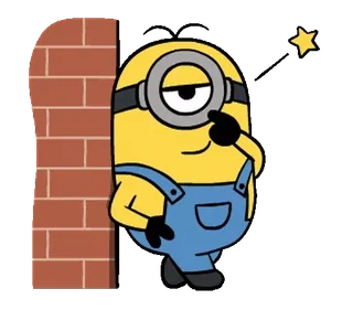 🐻 Minion Minion, Cartoon, Ich einfach unverbesserlich, Figur, Lustig telegram sticker