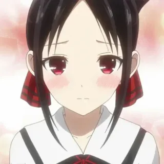 😳 Kaguya Shinomiya Kaguya-sama: Love Is War Аниме, Кагуя-сама, Кагуя Синомия, милый, Манга telegram sticker