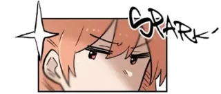 😏 SPARK- Chispa, Expresión, Anime, Manga telegram sticker