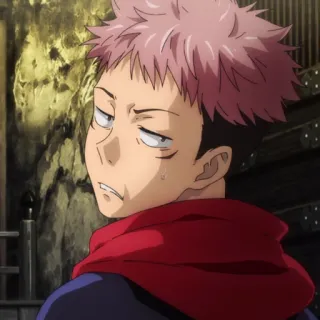 💥 Yuji Itadori Jujutsu Kaisen Anime, Jujutsu Kaisen, Yuji Itadori, Manga, Shonen telegram sticker