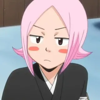🍥 Yachiru Kusajishi Bleach Anime, Manga, Yachiru Kusajishi, Bleach, pinke Haare telegram sticker
