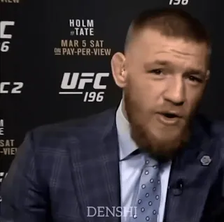 🤨 Conor McGregor UFC kämpfer, ufc, mma, athlet, sport telegram sticker