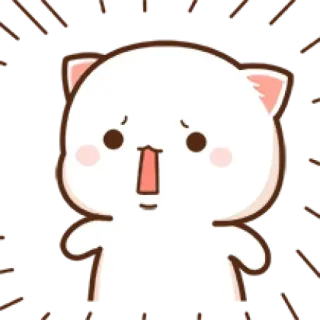 🥺 kucing, imut, stiker, hewan, kartun, kawaii telegram sticker