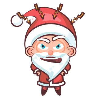 Bad Santa @stickersb2b telegram stickers