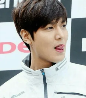 😜 Lee Min-ho актер, корейский, знаменитость, язык telegram sticker