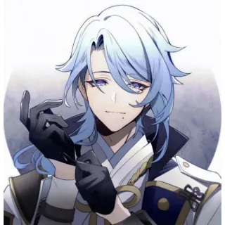 ✨ Kamisato Ayato Genshin Impact Anime, Charakter, Spiel, Genshin Impact, Kamisato Ayato whatsapp sticker