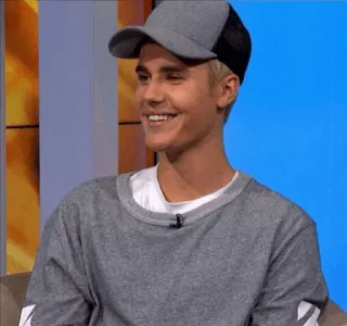 😁 Justin Bieber 人物, 男性, 有名人, 歌手, 帽子 telegram sticker