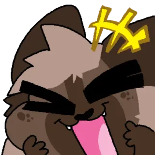 😂 만화, 동물, 강아지, 행복한, 이모티콘, 스티커 telegram sticker