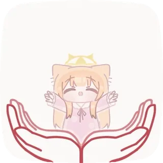 Mari Blue Archive @fixfox whatsapp stickers