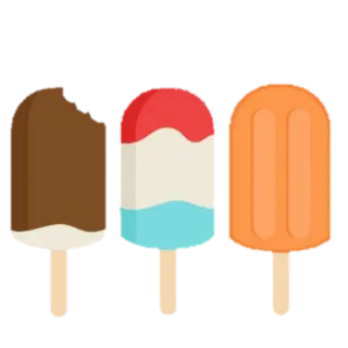 🍦 Paleta, Helado, Golosina, Congelado, Postre, Dulce telegram sticker