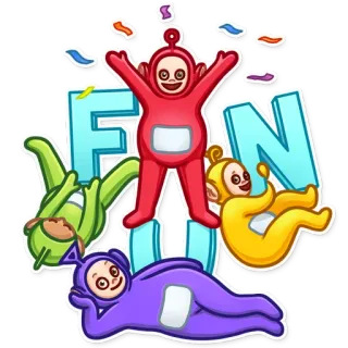 Teletubbies whatsapp stickers