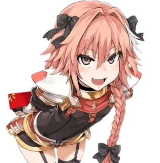 😏 Astolfo Fate/Apocrypha Anime, Manga, Schattig, Personage, Astolfo, Fate, Fate/Apocrypha telegram sticker