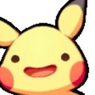 😁 sticker, giallo, carino, cartoni animati, semplice, kawaii telegram sticker