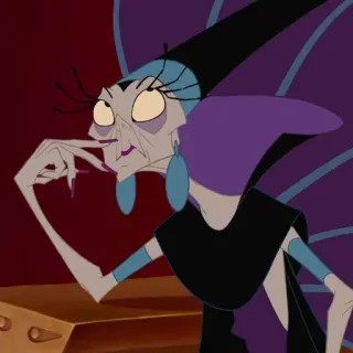🍂 Yzma The Emperor's New Groove Dibujos animados, Villano, Yzma, El Emperador y sus Locuras, Disney telegram sticker