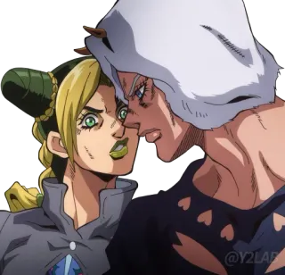🌬 Jolyne Cujoh JoJo's Bizarre Adventure anime, characters, jojos bizarre adventure, jojo, jjba, jolyne cujoh telegram sticker
