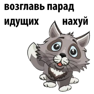 🖕 猫, ステッカー, かわいい, 動物, 漫画 telegram sticker