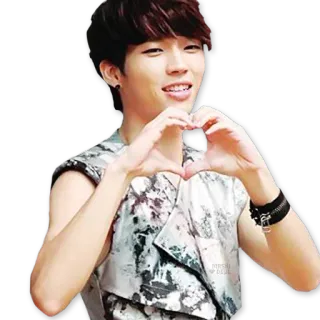 ❤ 사람, 하트, kpop telegram sticker