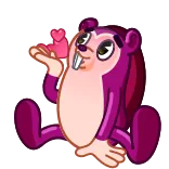 😘 Desenho animado, Animal, Fofo, Personagem, Adesivo telegram sticker