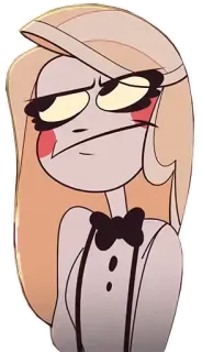 😒 Charlie Morningstar Hazbin Hotel charlie, morningstar, hazbin hotel, kartun telegram sticker