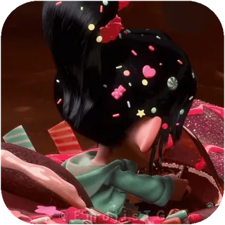 🦷 Vanellope von Schweetz Wreck-It Ralph telegram sticker