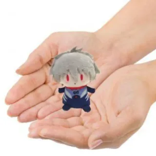 🤲 Kaworu Nagisa Neon Genesis Evangelion アニメ, かわいい, ぬいぐるみ, おもちゃ, エヴァンゲリオン, カヲル telegram sticker