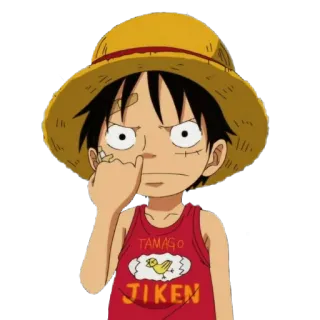 🤔 Monkey D. Luffy One Piece TAMAGO
JIKEN anime, one piece, monkey d luffy, luffy, character whatsapp sticker