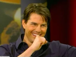 ✨ Tom Cruise actor, celebridad, estrella de cine, retrato, hombre telegram sticker