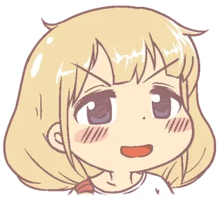😀 Fille anime, Mignon, Chibi, Dessin animé, Autocollant whatsapp sticker