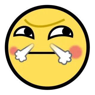 😤 Emoji, arrabbiato, infastidito, frustrato, furioso, contrariato telegram sticker