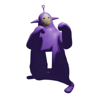🕺 Tinky Winky Teletubbies Teletubbies, Tinky Winky, Purple, Masked telegram sticker