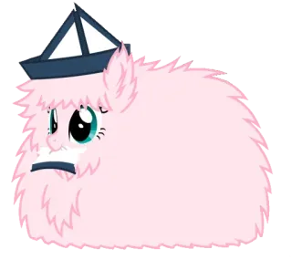 🤯 pony, fluffy, pink, cute, cartoon telegram sticker