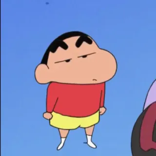 😑 Shin-chan Nohara Crayon Shin-chan Anime, Dibujos animados, Shin Chan, Nohara telegram sticker