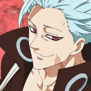 😏 Ban Seven Deadly Sins Аниме, Семь смертных грехов, Бан, Лис смертного греха жадности, Бессмертный Бан telegram sticker
