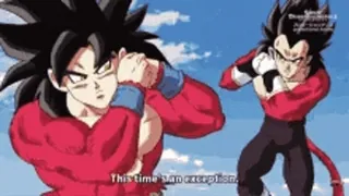 😂 Goku Dragon Ball This time's an exception. 动漫, 悟空, 贝吉塔, 超级赛亚人, 龙珠, 战斗 whatsapp sticker