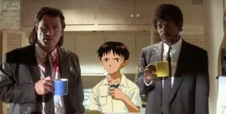 GET IN THE FUCKIN ROBOT SHINJI whatsapp stickers