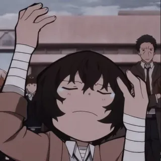 🥂 Osamu Dazai Bungo Stray Dogs Anime, Bungo Stray Dogs, Osamu Dazai, Dazai, Manga, Charakter whatsapp sticker
