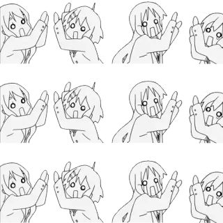 💃 Anime, Desenho animado, Personagem, Engraçado, Gesto telegram sticker
