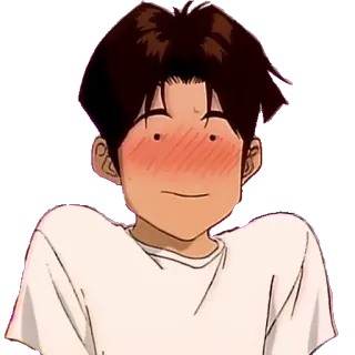 ☺️ anime, blush, embarrassed, happy telegram sticker