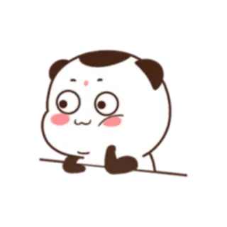 👁 漫画, パンダ, 中指, 侮辱的ジェスチャー, かわいい, ステッカー telegram sticker