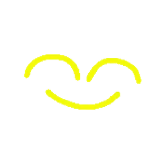 🤩 Smiley, Lächeln, Gelb, Fröhlich, Simpel telegram sticker