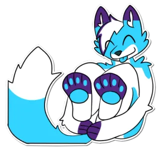 🐾 rubah, imut, binatang, kartun, berbulu whatsapp sticker