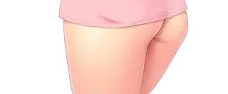 👙 buttocks, anime, illustration, cartoon, thighs whatsapp sticker