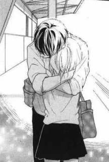 💞 Anime, Manga, Câlin, Amour, Couple, Affection telegram sticker