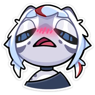 😫 动漫, 卡通, 贴纸, 角色, 表情符号, 可爱, 表情 telegram sticker