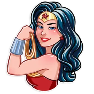 Wonder Woman telegram stickers