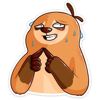 😅 Kartun, Kungkang, Karakter, Lucu, Kocak, Berkeringat, Canggung telegram sticker
