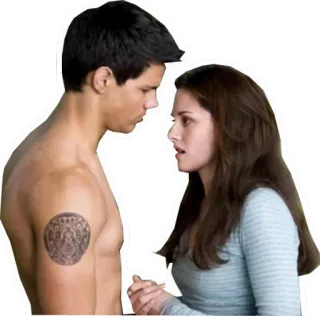 😍 Jacob Black Twilight Teenager, Film, Romanze, Werwolf, Bella, Twilight Saga whatsapp sticker