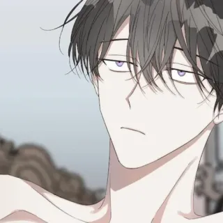 🎠 anime, manga, man, character, illustration, aesthetic whatsapp sticker