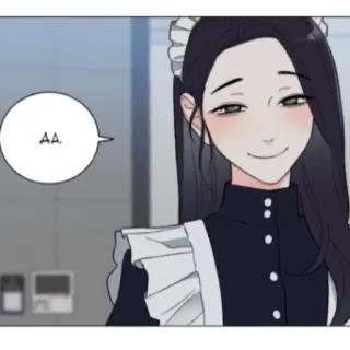 👻 да. 메이드, 애니, 소녀, 유니폼 telegram sticker